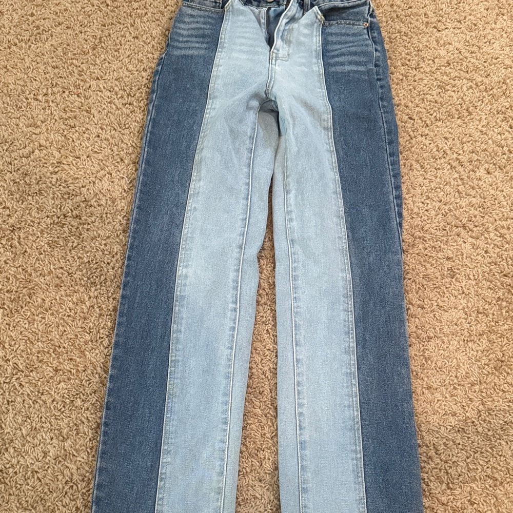 PacSun Dual Blue Straight Leg Jeans